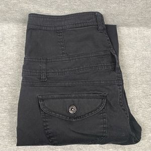 Refuge Womens Black Button Fly Skinny‎ Ankle Jeans Size 7
